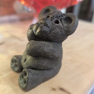 Charming Black Bear Figurine